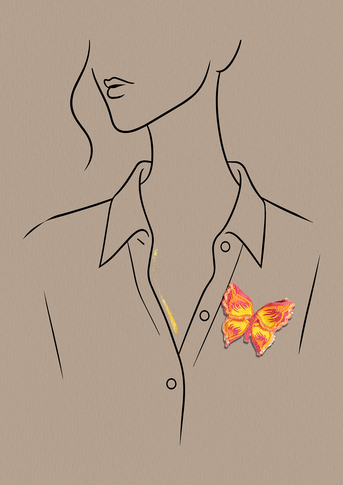 Broche COLETTE