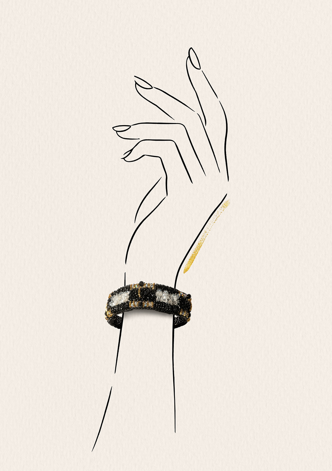 Bracelet MAYA noir