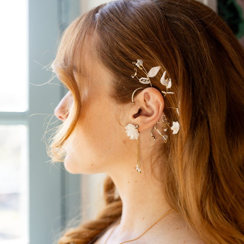 Lyséa bijou d'oreille – collection Mariage